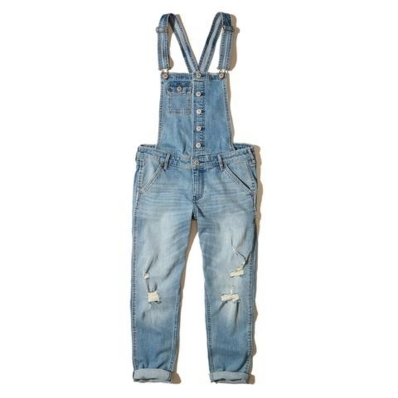 Hollister Denim - Hollister Capri Overalls